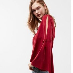 Express bell sleeve blouse